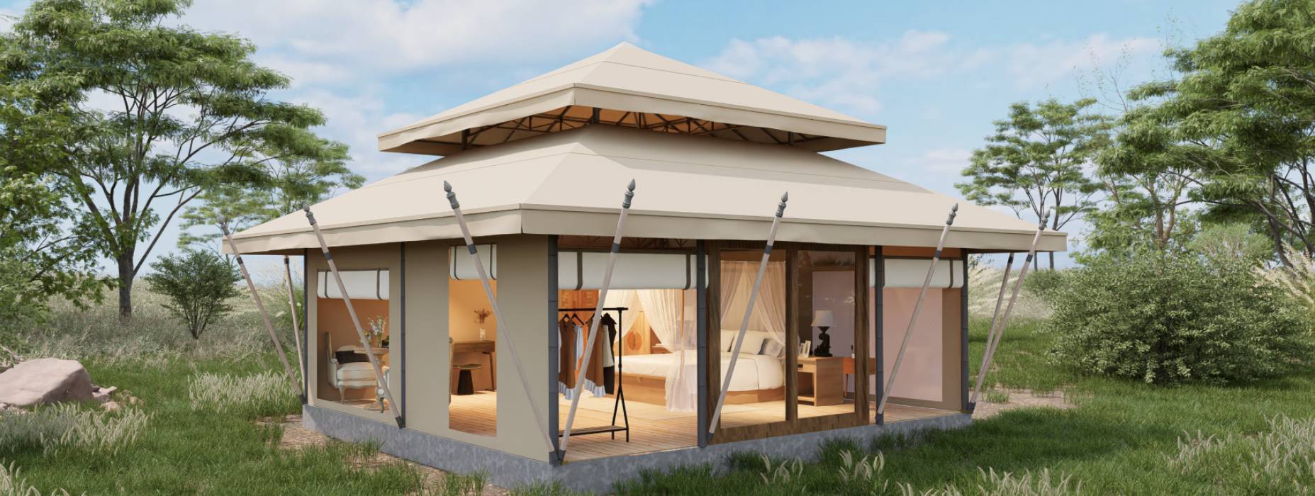 洛扎县户外野奢帐篷